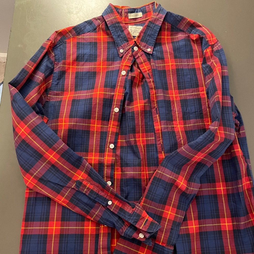 J. Crew Classic Fit Long Sleeve Button Down